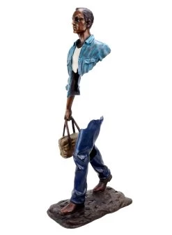 Erased Man - Signed Martin Klein - Abstract Figurine - Contemporary Sculpture For Sale -Salvador Dali Shop DSC08000