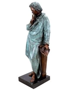 Opulent Bronze Statue - Ludwig Van Beethoven - Signed Teupheme - Composer Bronze - Beethoven Sculpture For Sale 17 Opulent Bronze Statue - Ludwig Van Beethoven - Signed Teupheme - Composer Bronze - Beethoven Sculpture For Sale -Salvador Dali Shop DSC08057