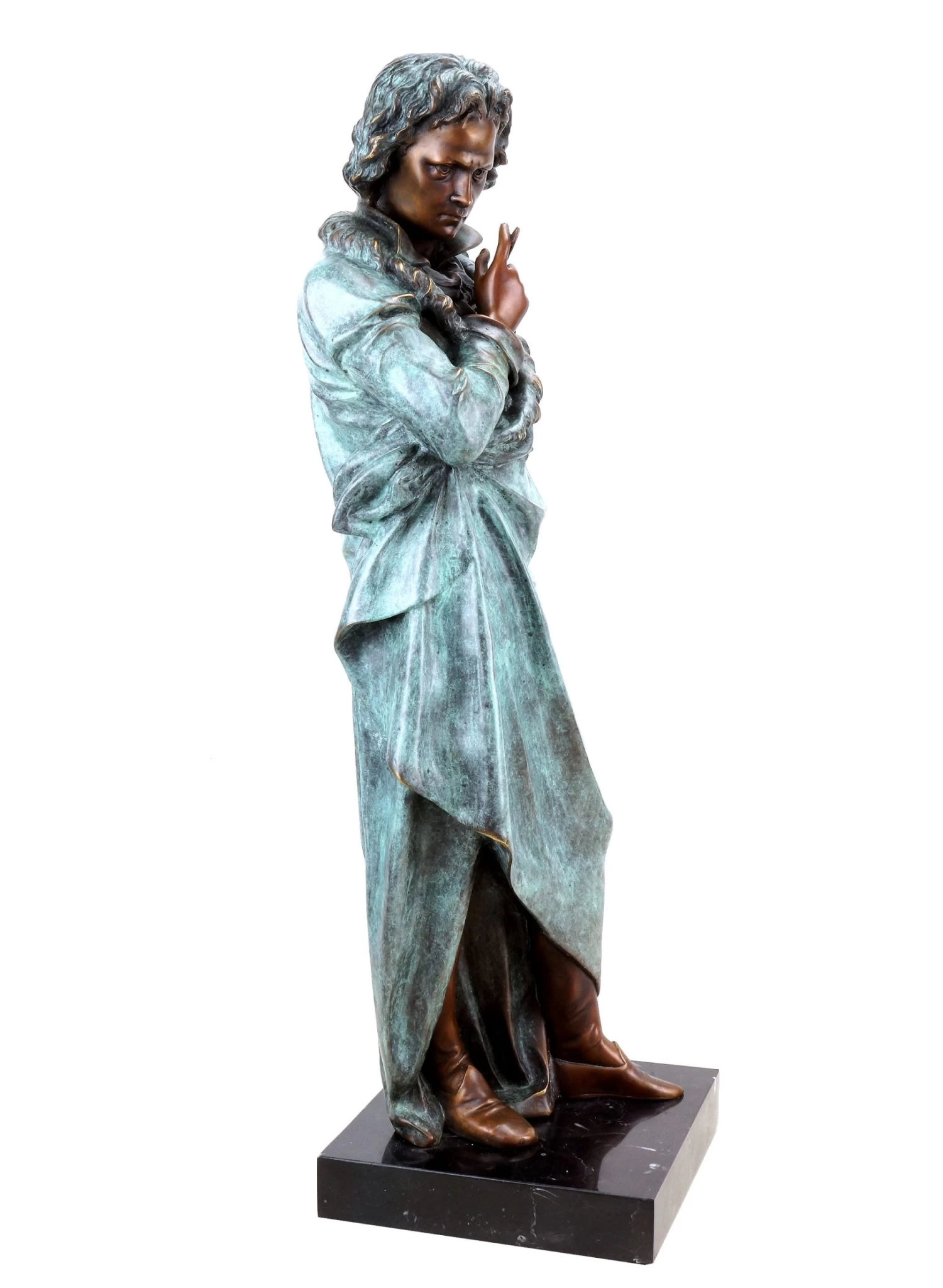 Opulent Bronze Statue - Ludwig Van Beethoven - Signed Teupheme - Composer Bronze - Beethoven Sculpture For Sale 10 Opulent Bronze Statue - Ludwig Van Beethoven - Signed Teupheme - Composer Bronze - Beethoven Sculpture For Sale - Image 10