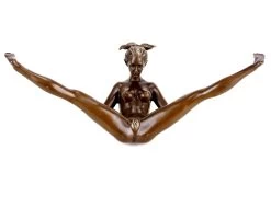 Erotic Girl Hannah - Girl Doing The Splits - Signed Cesaro - Erotic Figurines - Erotic Sculpture For Sale - Sex Sculpture For Sale -Salvador Dali Shop DSC08077