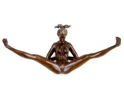 Erotic Girl Hannah - Girl Doing The Splits - Signed Cesaro - Erotic Figurines - Erotic Sculpture For Sale - Sex Sculpture For Sale -Salvador Dali Shop DSC08088