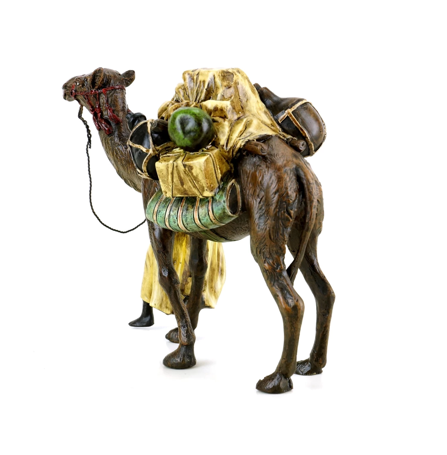 Arabian Warrior With Camel - Vienna Bronze - Stamped 3 Arabian Warrior With Camel - Vienna Bronze - Stamped - Image 3