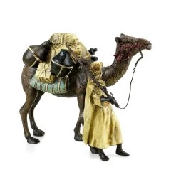Arabian Warrior With Camel - Vienna Bronze - Stamped 12 Arabian Warrior With Camel - Vienna Bronze - Stamped -Salvador Dali Shop DSC08109