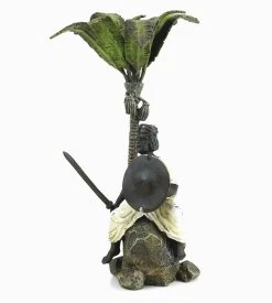 Vienna Bronze - Arabian Warrior Under Palm Tree - Stamped