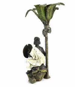 Vienna Bronze - Arabian Warrior Under Palm Tree - Stamped -Salvador Dali Shop DSC08137
