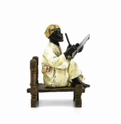 Vienna Bronze - Arabian Scholar - Two-Piece - Arab Figurine For Sale