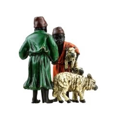 Arabian Sheep Traders - Vienna Bronze - Hand Painted - Stamped -Salvador Dali Shop DSC08194