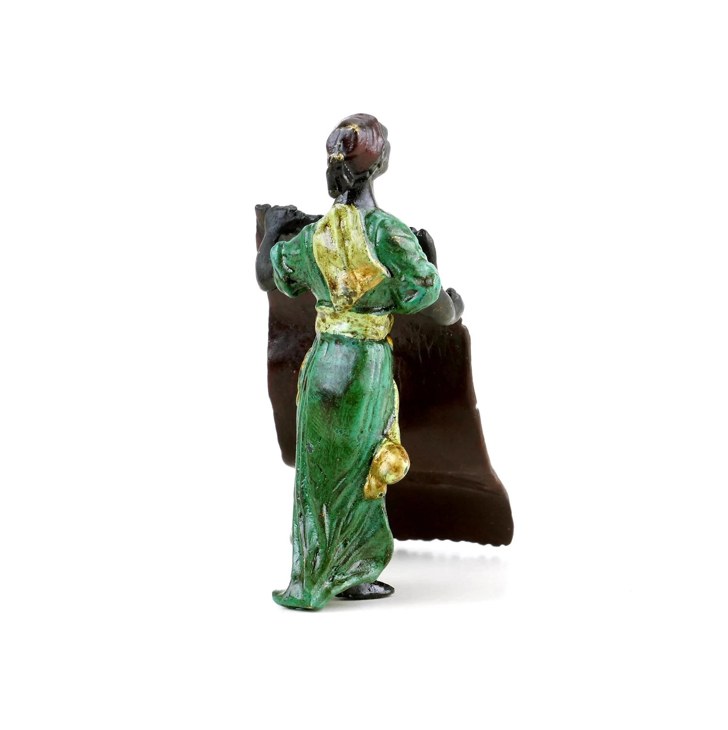 Bronze Arab Figurine - Arabian Carpet Trader - Vienna Bronze 3 Bronze Arab Figurine - Arabian Carpet Trader - Vienna Bronze - Image 3