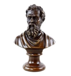 Michelangelo Bronze Bust - Signed - Bronze Figurine -Salvador Dali Shop DSC082195aed5cbaac172