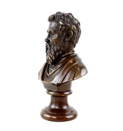 Michelangelo Bronze Bust - Signed - Bronze Figurine -Salvador Dali Shop DSC082215aed5cbf717a4
