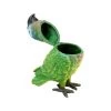 Hand Painted Parrot - Vienna Bronze Match Stand - Bird Figurine