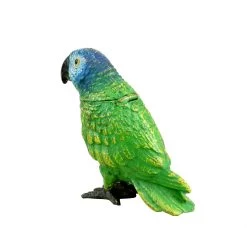 Hand Painted Parrot - Vienna Bronze Match Stand - Bird Figurine -Salvador Dali Shop DSC08265
