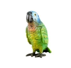 Hand Painted Parrot - Vienna Bronze Match Stand - Bird Figurine -Salvador Dali Shop DSC08266