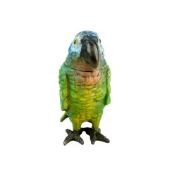 Hand Painted Parrot - Vienna Bronze Match Stand - Bird Figurine -Salvador Dali Shop DSC08269