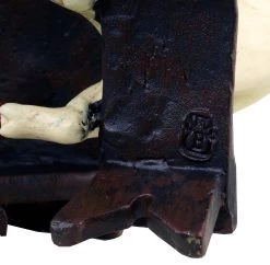 Hofbräu Pigs Eating A Roast Goose - Vienna Bronze - Funny Animal Figurine -Salvador Dali Shop DSC08282