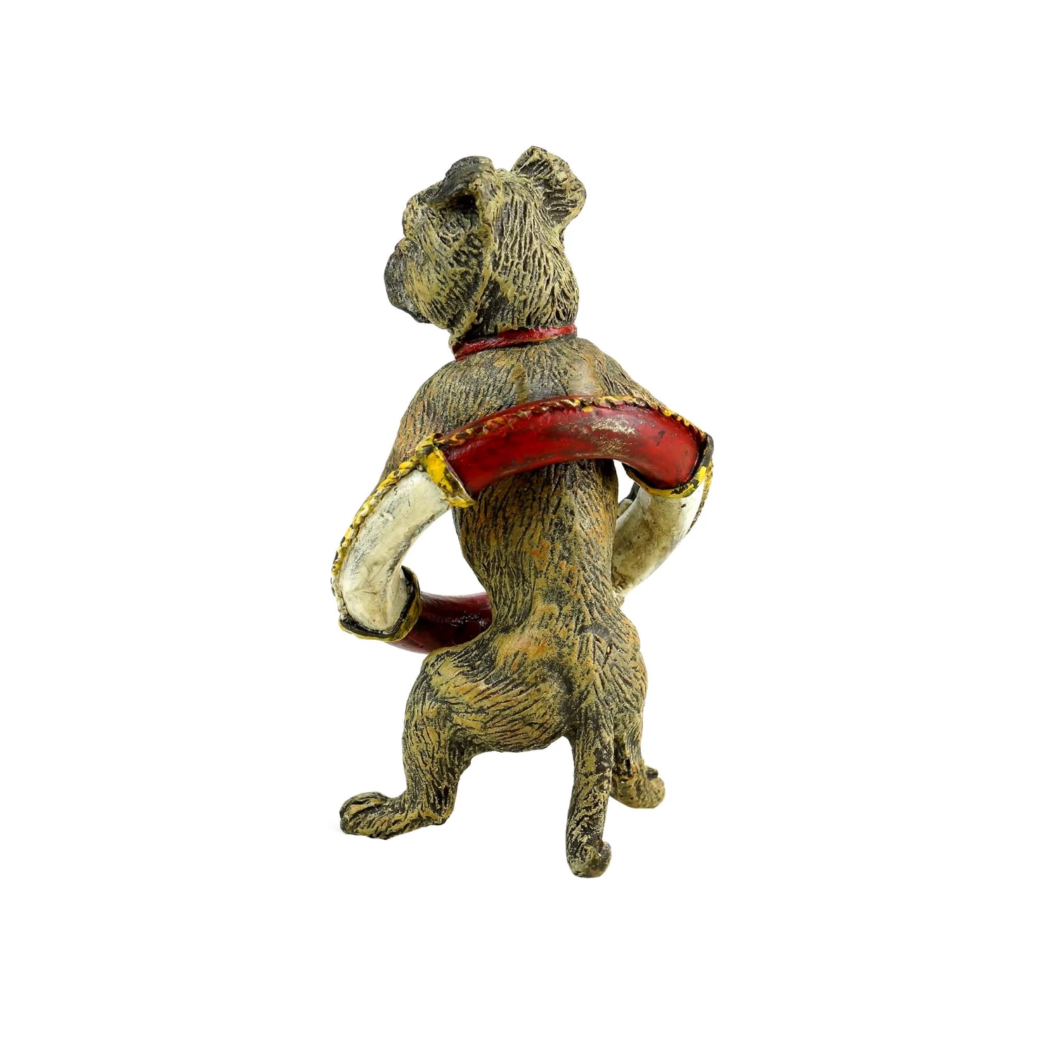 Pug With Lifebelt - Vienna Bronze - Stamped - Dog Figurine 3 Pug With Lifebelt - Vienna Bronze - Stamped - Dog Figurine - Image 3
