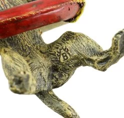 Pug With Lifebelt - Vienna Bronze - Stamped - Dog Figurine 8 Pug With Lifebelt - Vienna Bronze - Stamped - Dog Figurine -Salvador Dali Shop DSC08306