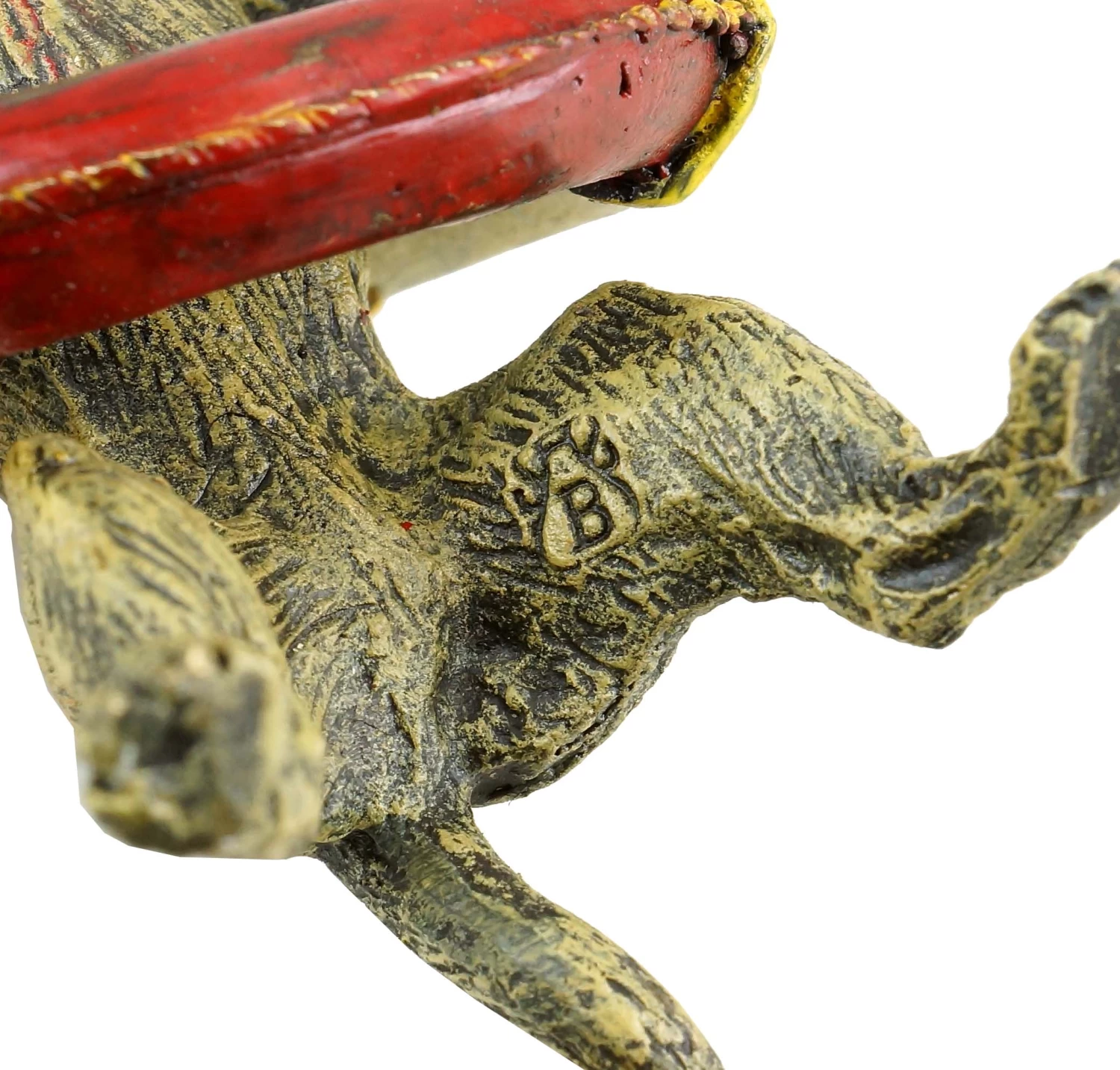 Pug With Lifebelt - Vienna Bronze - Stamped - Dog Figurine 4 Pug With Lifebelt - Vienna Bronze - Stamped - Dog Figurine - Image 4