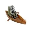 Vienna Bronze - Cat Couple On A Boat Ride - Cat Statue - Cat Sculpture For Sale