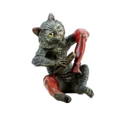 Vienne Bronze - Puss In Boots - Hand-Painted Miniature Bronze -Salvador Dali Shop DSC08372