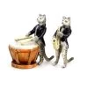 Band Of Cats - Vienna Bronze - Six-Piece - Cat Figurines - Group