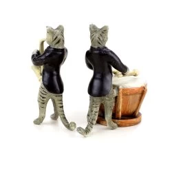 Band Of Cats - Vienna Bronze - Six-Piece - Cat Figurines - Group -Salvador Dali Shop DSC08389