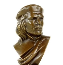 Che Guevara Bronze Bust - Revolutionary - Signed