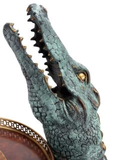 Exclusive Art Deco Crocodile Table - A. Stevens - Whiskey Table - Whiskey Bar For Sale 18 Exclusive Art Deco Crocodile Table - A. Stevens - Whiskey Table - Whiskey Bar For Sale -Salvador Dali Shop DSC08433