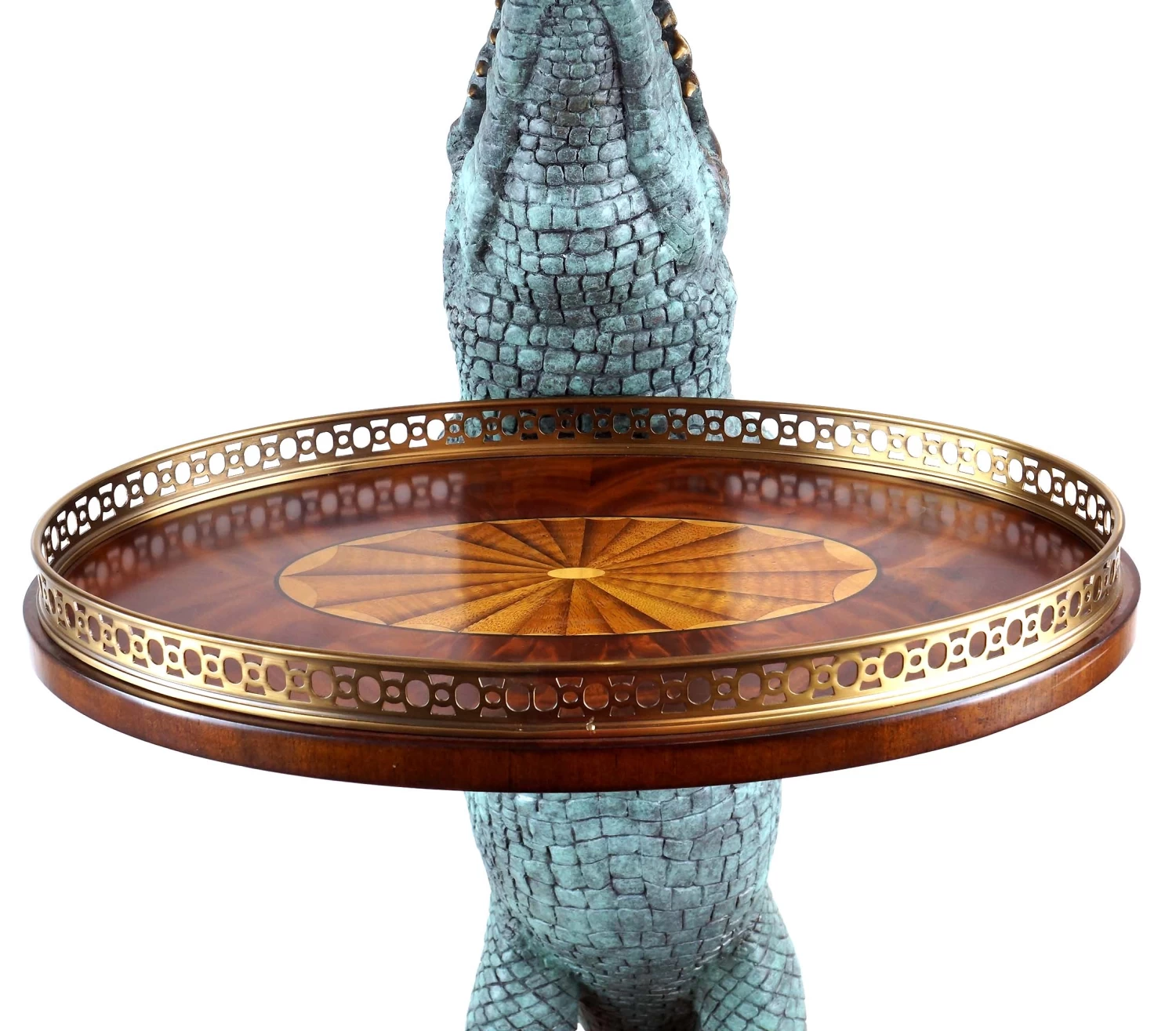 Exclusive Art Deco Crocodile Table - A. Stevens - Whiskey Table - Whiskey Bar For Sale 10 Exclusive Art Deco Crocodile Table - A. Stevens - Whiskey Table - Whiskey Bar For Sale - Image 10