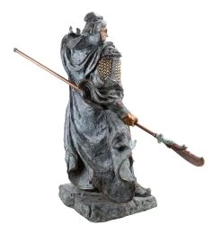 General Guan Yu - Large Samurai Sculpture - Signed Milo - Chinese Statue - Military Bronze For Sale -Salvador Dali Shop DSC08506
