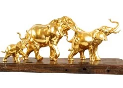 Gilded Herd Of Elephants By Milo - Elephant Figurine - Elephant Statue - Elephant Sculpture 9 Gilded Herd Of Elephants By Milo - Elephant Figurine - Elephant Statue - Elephant Sculpture -Salvador Dali Shop DSC08539