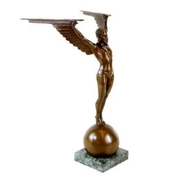 Icarus Art Deco Bronze Sculpture - Signed Gennarelli