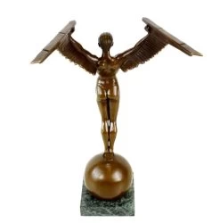 Icarus Art Deco Bronze Sculpture - Signed Gennarelli 13 Icarus Art Deco Bronze Sculpture - Signed Gennarelli -Salvador Dali Shop DSC08632