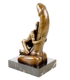 Man On Giant Phallus - Erotic Nude - Signed M. Nick - Gay Bronze 13 Man On Giant Phallus - Erotic Nude - Signed M. Nick - Gay Bronze -Salvador Dali Shop DSC08766