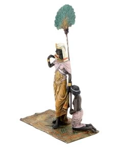 Egyptian Pharaoh With Slave - Carpet Bronze - Bergmann Stamp -Salvador Dali Shop DSC08939