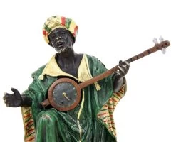 Vienna Bronze - Arabian With Lute - Arabian Musician - Bergmann-Stamp -Salvador Dali Shop DSC08966