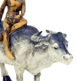Vienna Bronze - Arabian Boy Riding A Water Buffalo - Bergmann -Salvador Dali Shop DSC08975