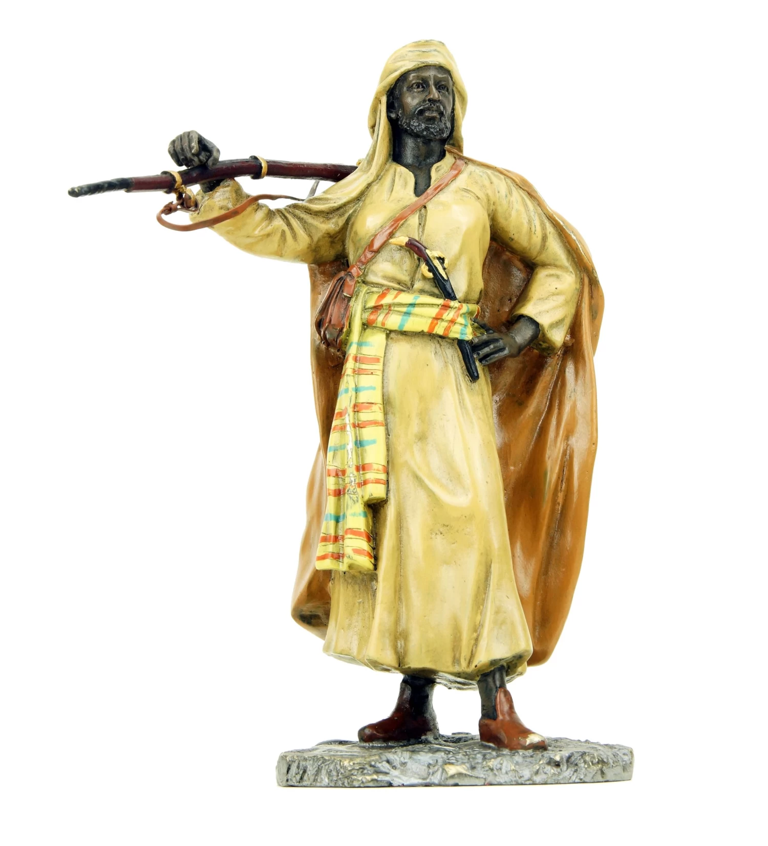 Vienna Bronze Figurine - Arabian Warrior With Rifle - Bergmann Stamp 3 Vienna Bronze Figurine - Arabian Warrior With Rifle - Bergmann Stamp - Image 3