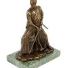 Samurai With Sword - Limited Bronze Statue By Milo