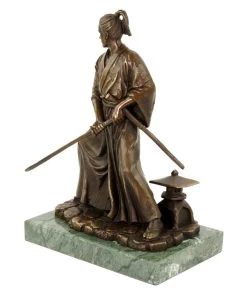 Samurai With Sword - Limited Bronze Statue By Milo -Salvador Dali Shop DSC09279