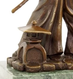 Samurai With Sword - Limited Bronze Statue By Milo -Salvador Dali Shop DSC09283