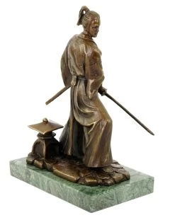 Samurai With Sword - Limited Bronze Statue By Milo -Salvador Dali Shop DSC09284
