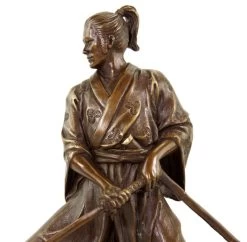 Samurai With Sword - Limited Bronze Statue By Milo -Salvador Dali Shop DSC09291