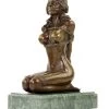 Bondage Statue - Erotic Girl Dakota - Bronze Nude - J. Patoue