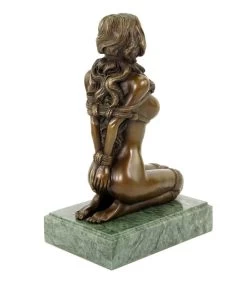 Bondage Statue - Erotic Girl Dakota - Bronze Nude - J. Patoue -Salvador Dali Shop DSC09301