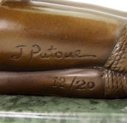 Bondage Statue - Erotic Girl Dakota - Bronze Nude - J. Patoue -Salvador Dali Shop DSC09305