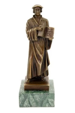 Martin Luther Statue - Vintage Bronze Figurine - Signed Milo -Salvador Dali Shop DSC09312