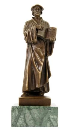 Martin Luther Statue - Vintage Bronze Figurine - Signed Milo -Salvador Dali Shop DSC09321