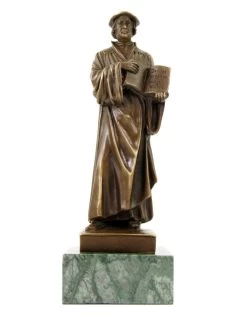 Martin Luther Statue - Vintage Bronze Figurine - Signed Milo -Salvador Dali Shop DSC09322