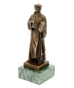 Martin Luther Statue - Vintage Bronze Figurine - Signed Milo -Salvador Dali Shop DSC09324